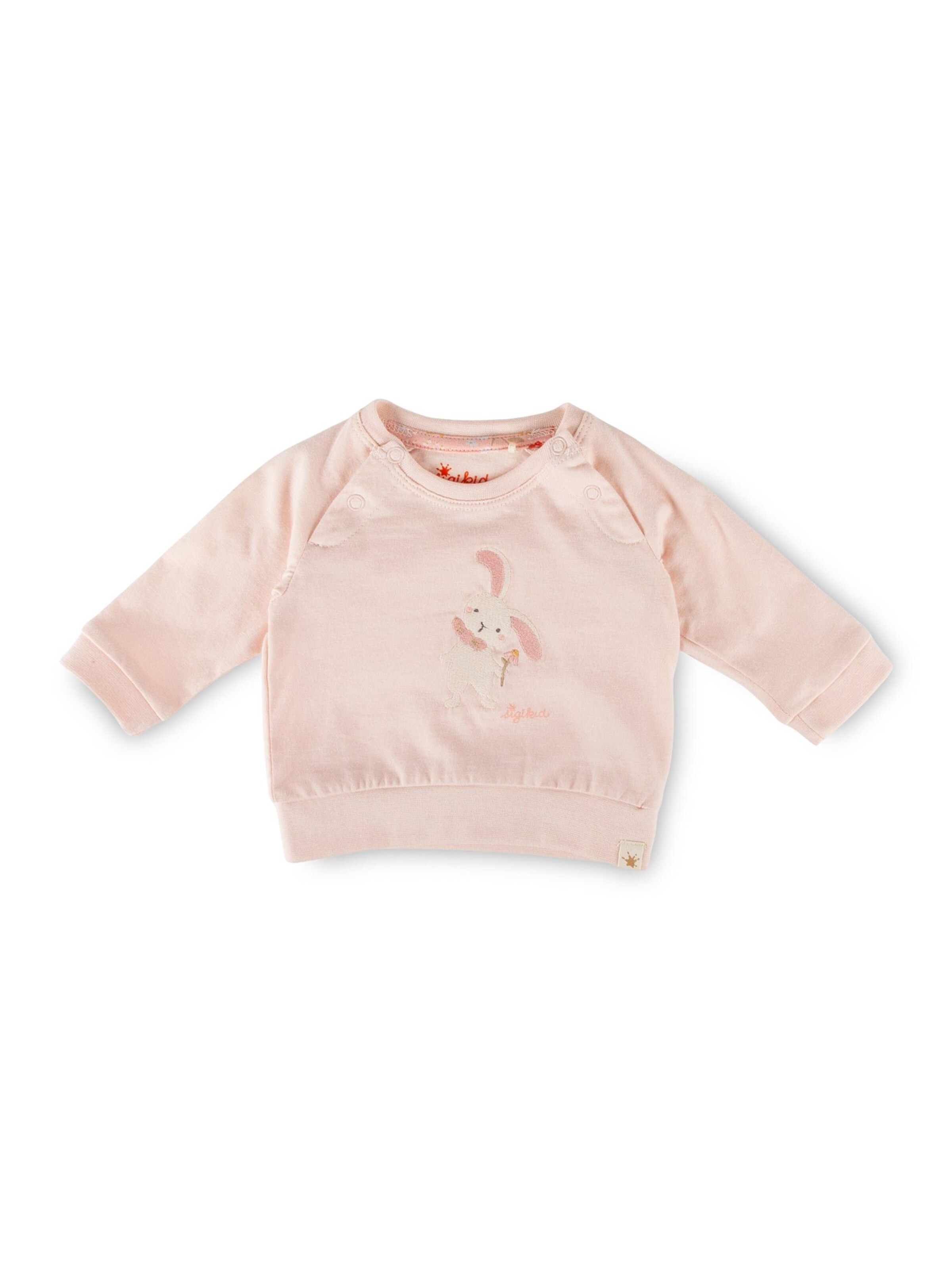 SIGIKID Shirt 'Langarmshirt Classic Baby' in Pink: front