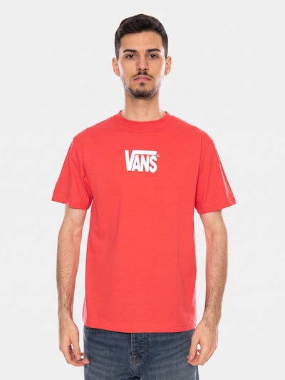 VANS T-Shirt 'STRETCH LOGO SS TEE CRIMSON HAZE' en S en rouge, Vue avec produit