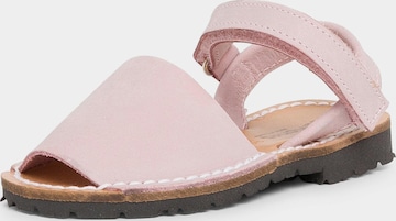 Sandales Pisamonas en rose : devant