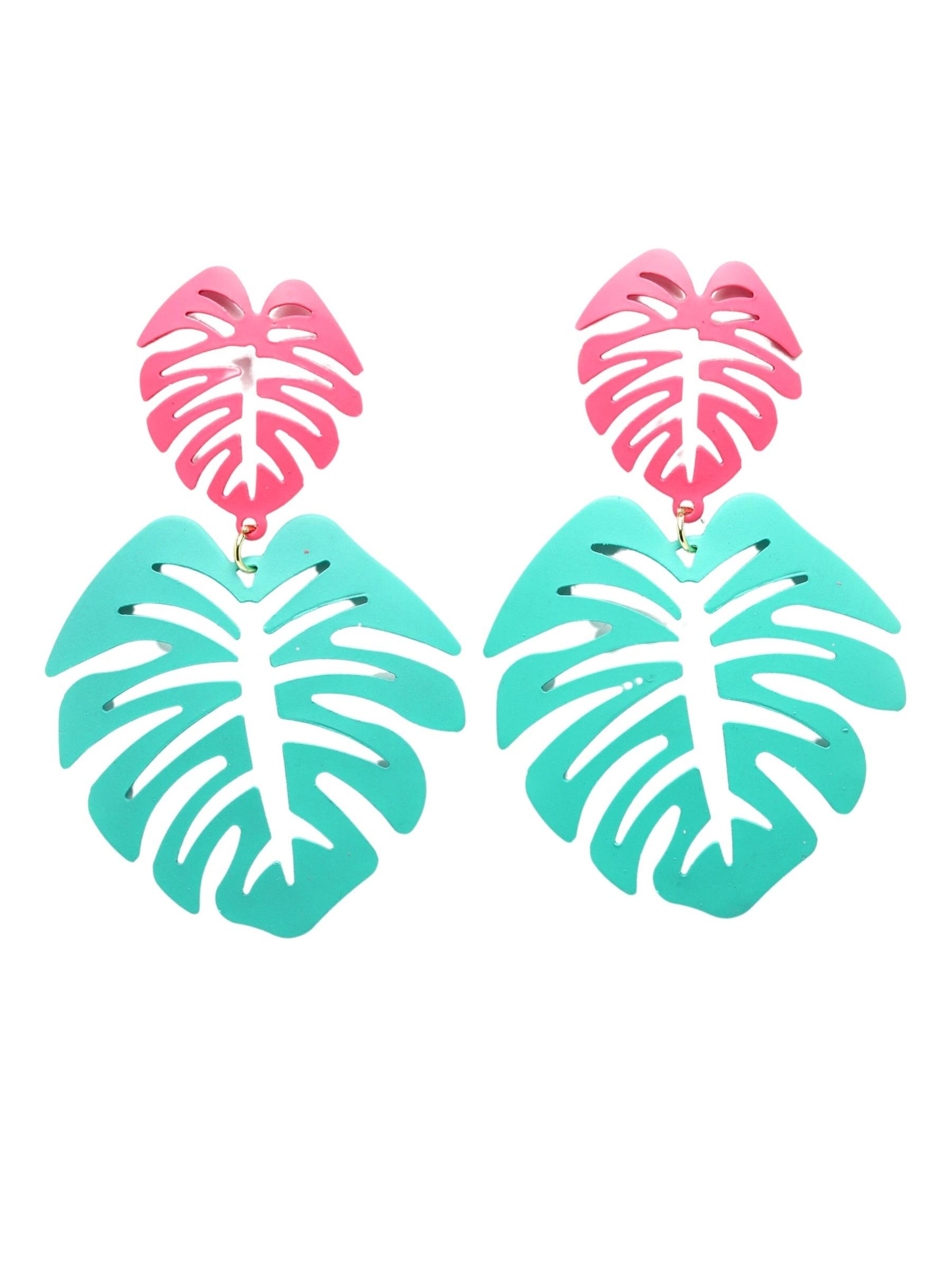 Orecchini 'Frejata' di AVANT-GARDE PARIS in verde: frontale