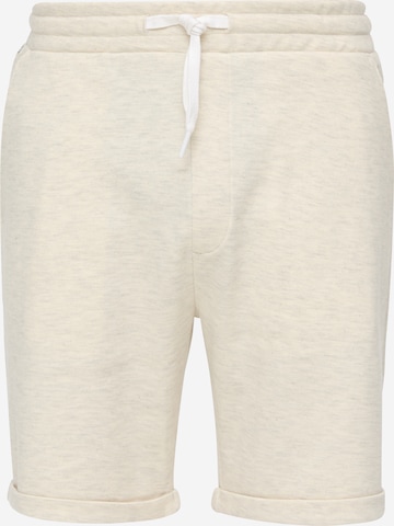 QS Regular Broek in Beige: voorkant