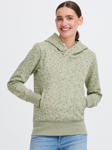 Sweat-shirt 'Beate' Oxmo en vert : devant