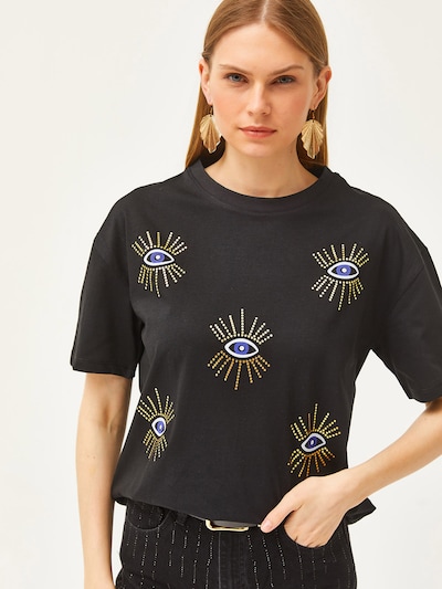 olalook Shirt in Navy / Gold / Black, Item view