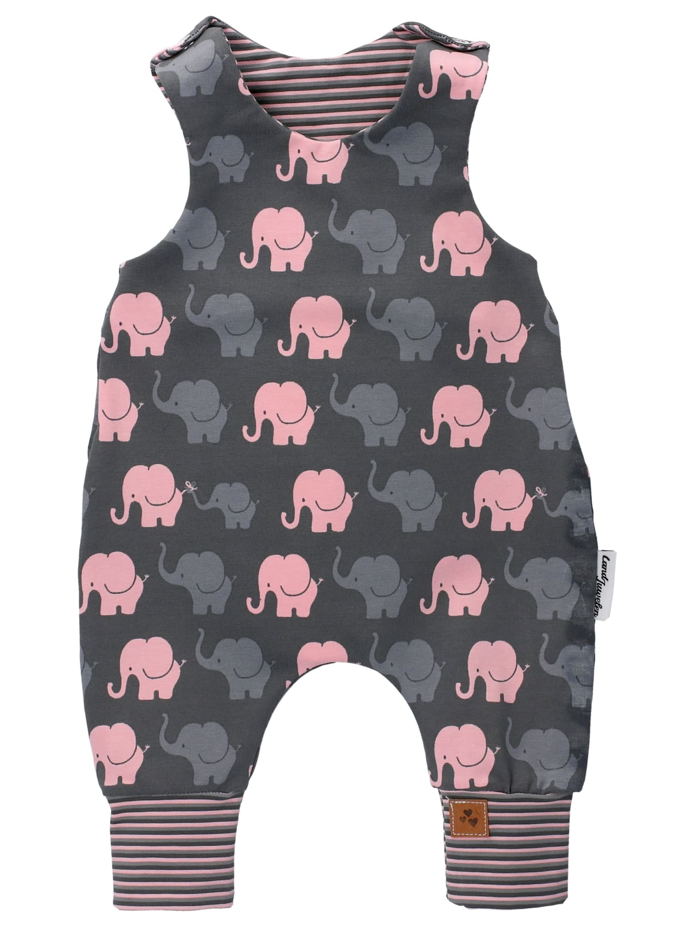 Land-Juwelen Romper/bodysuit in Grey: front