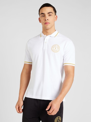 Versace Jeans Couture Poloshirt '76UP621' in Weiß: predná strana