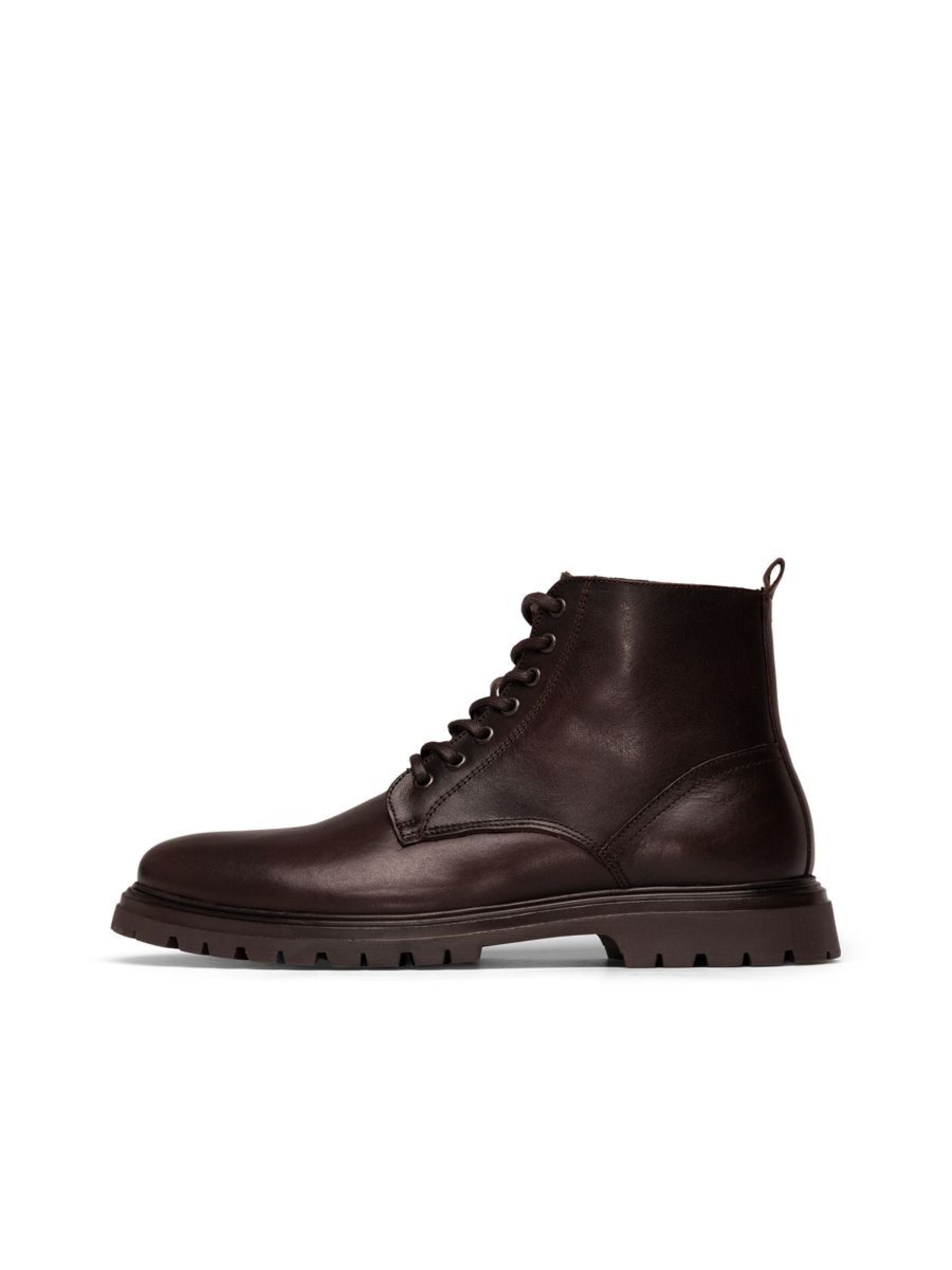 Bianco Lace-up boots 'GIL' in Brown: front