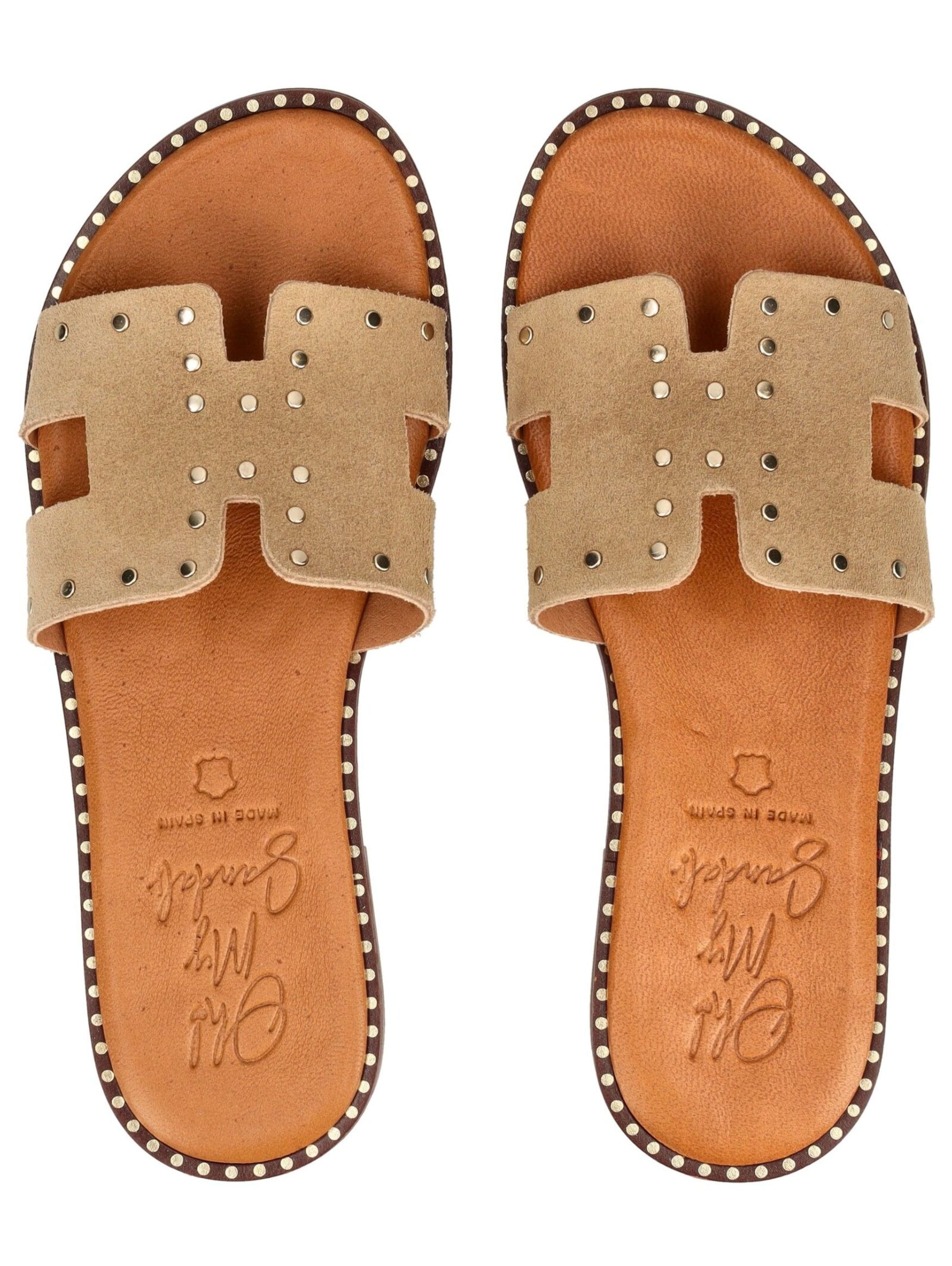 Oh! My Sandals Pantolette in Braun