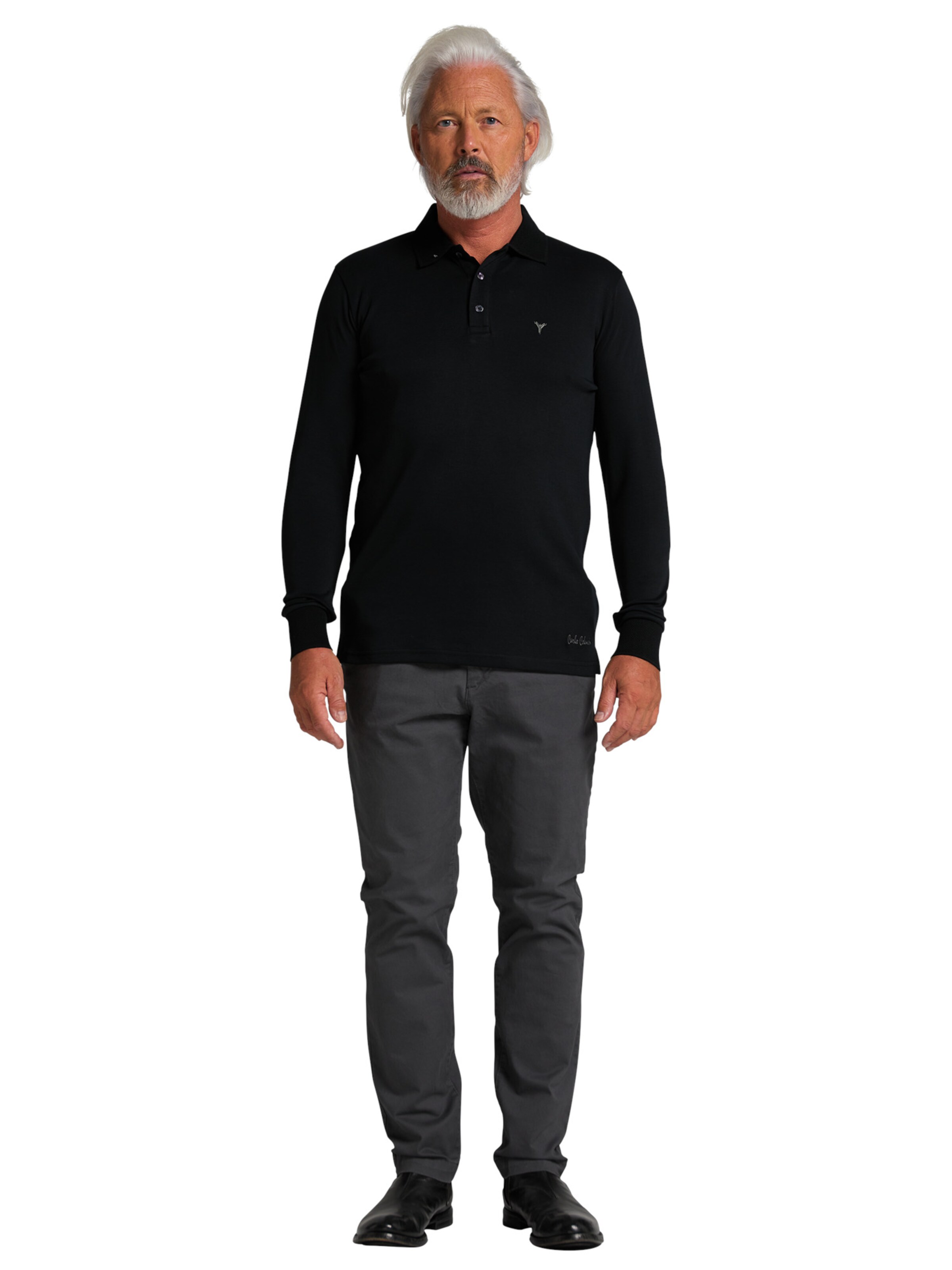 Carlo Colucci Shirt 'Camastra' in Schwarz