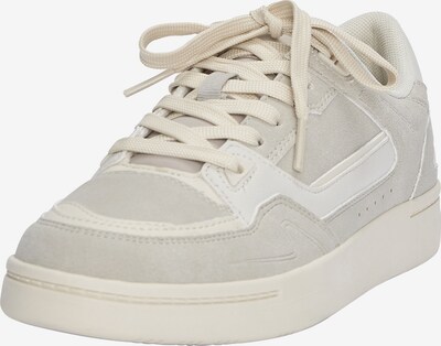 Sneaker bassa Pull&Bear di colore grigio chiaro / bianco, Visualizzazione prodotti