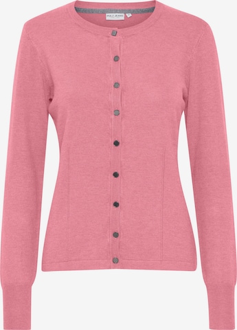 Cardigan 'Sara' PULZ Jeans en rose : devant