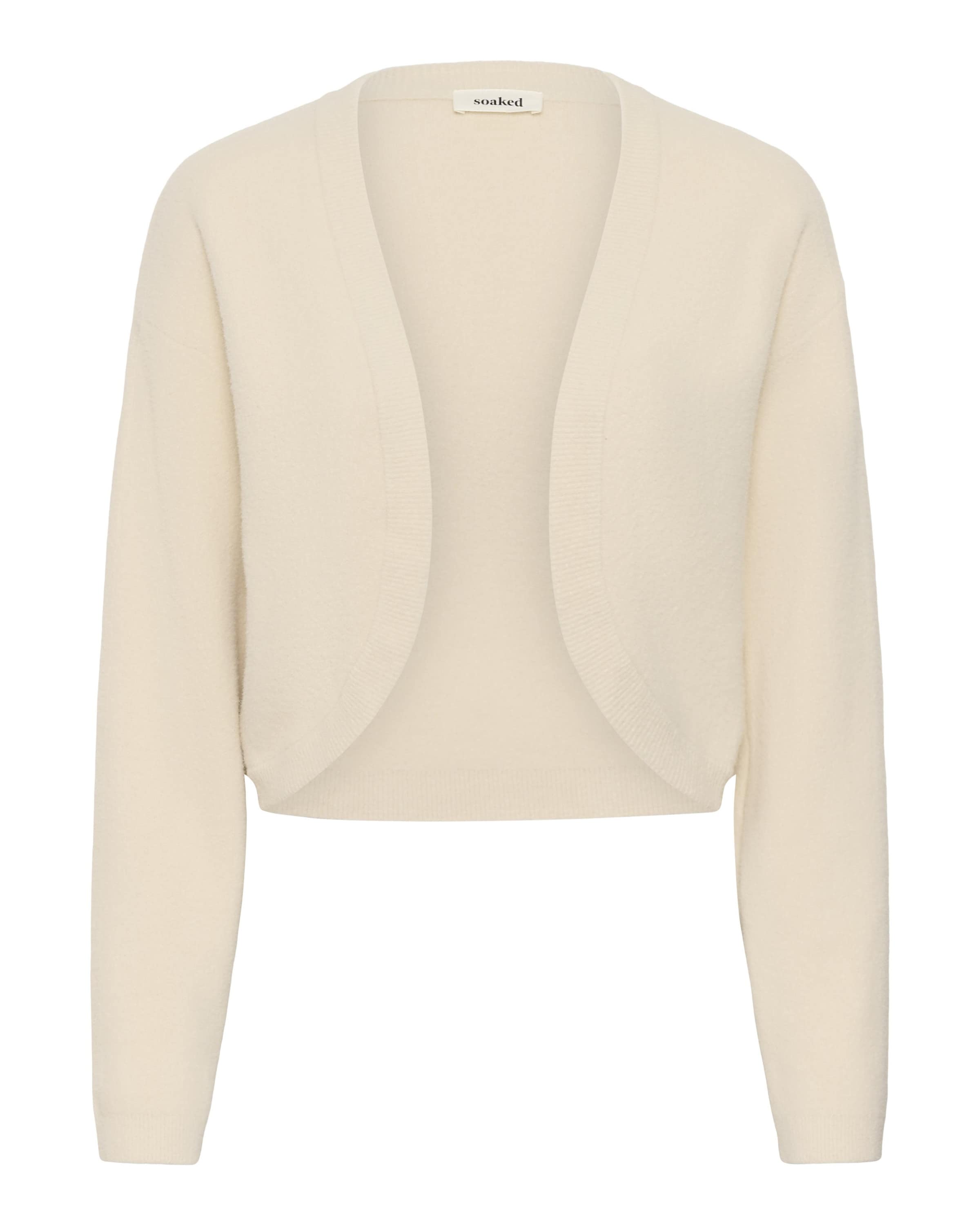 SOAKED IN LUXURY Cardigan 'SLNerea' i hvid: forside