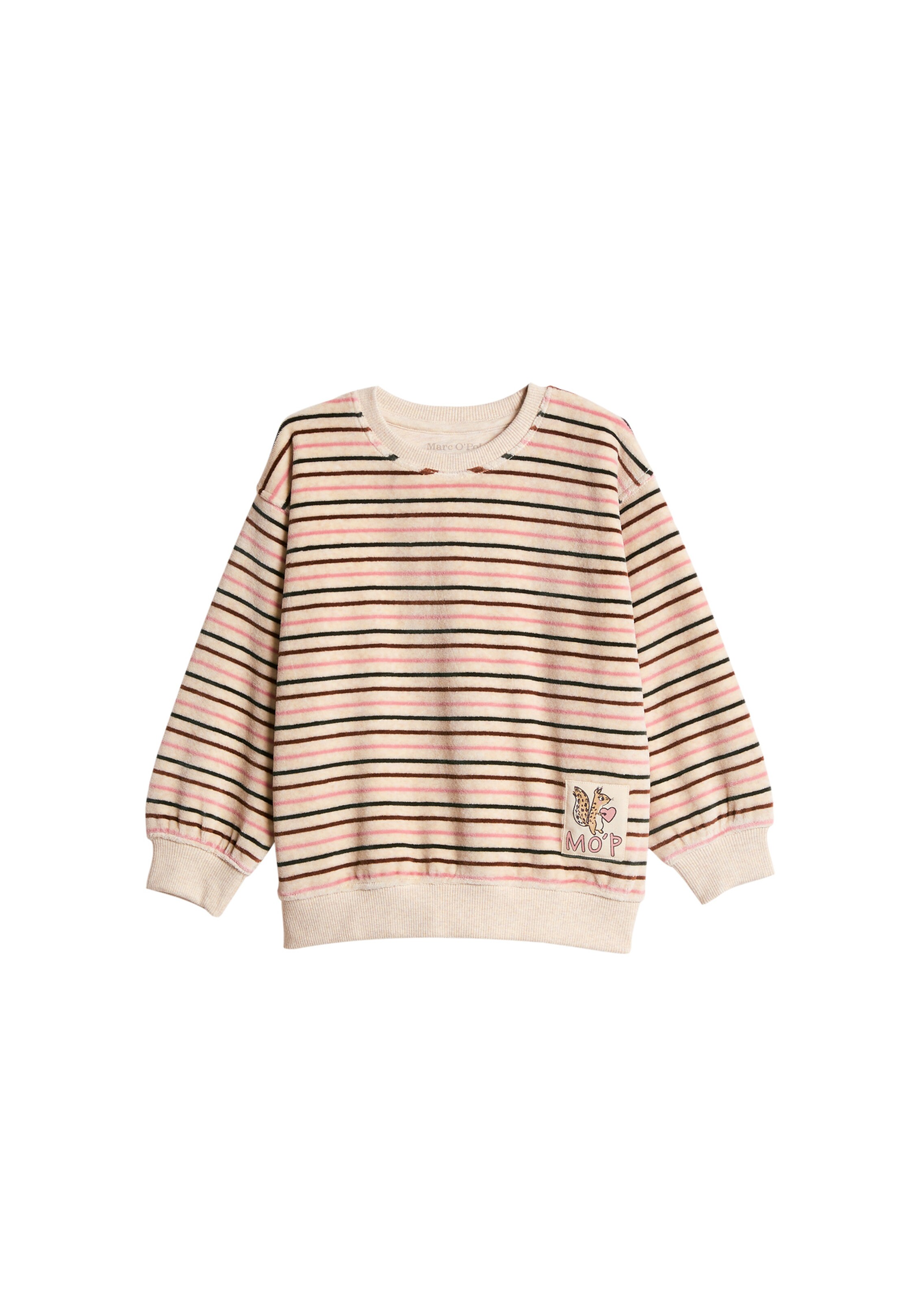 Marc O'Polo Sweatshirt in Beige: front
