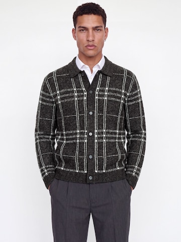 JACK & JONES Gebreid vest in Grijs: voorkant