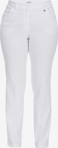 KjBRAND Pants in White: front