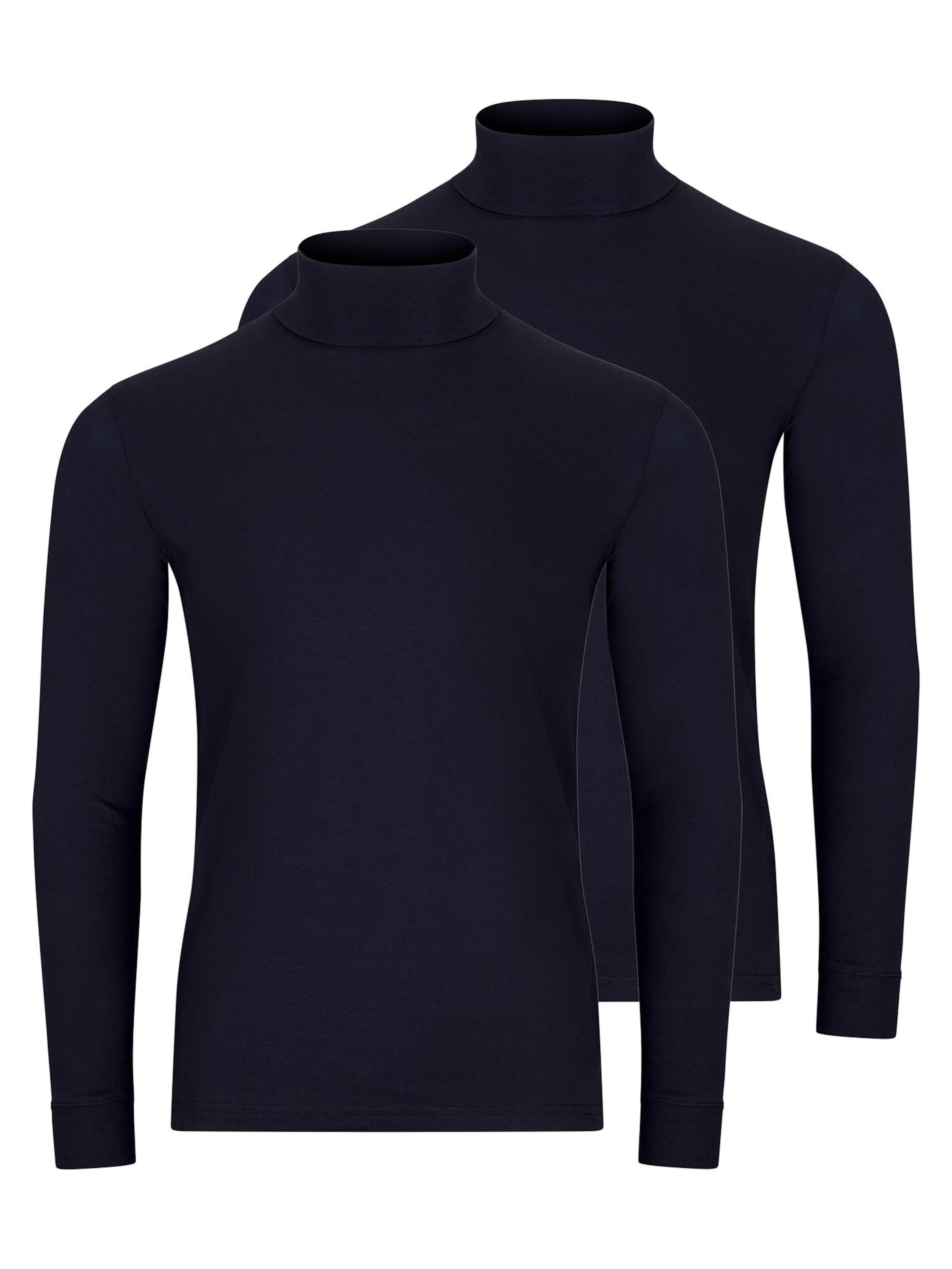 Ragman Shirt 'Basic' in Blue: front