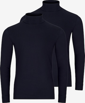 Ragman Shirt 'Basic' in Blue: front