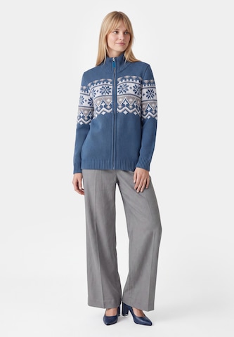 Usha Gebreid vest in Blauw