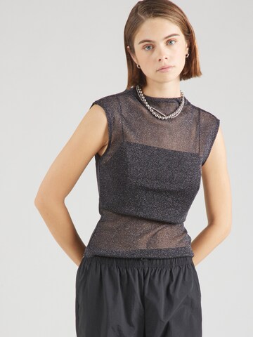 Abercrombie & Fitch Top in Black: front