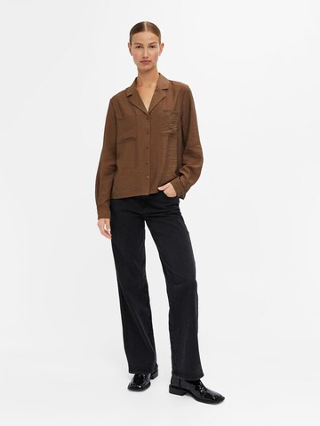 OBJECT Blouse 'Seline' in Brown