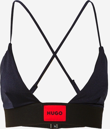 HUGO Red Triangel Bikinitopp 'HANA' i svart: forside