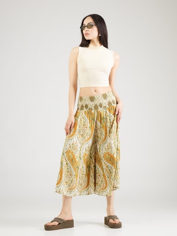 Wide Leg Pantalon Hailys en vert