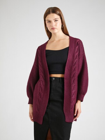 Cardigan Molly BRACKEN en rouge : devant