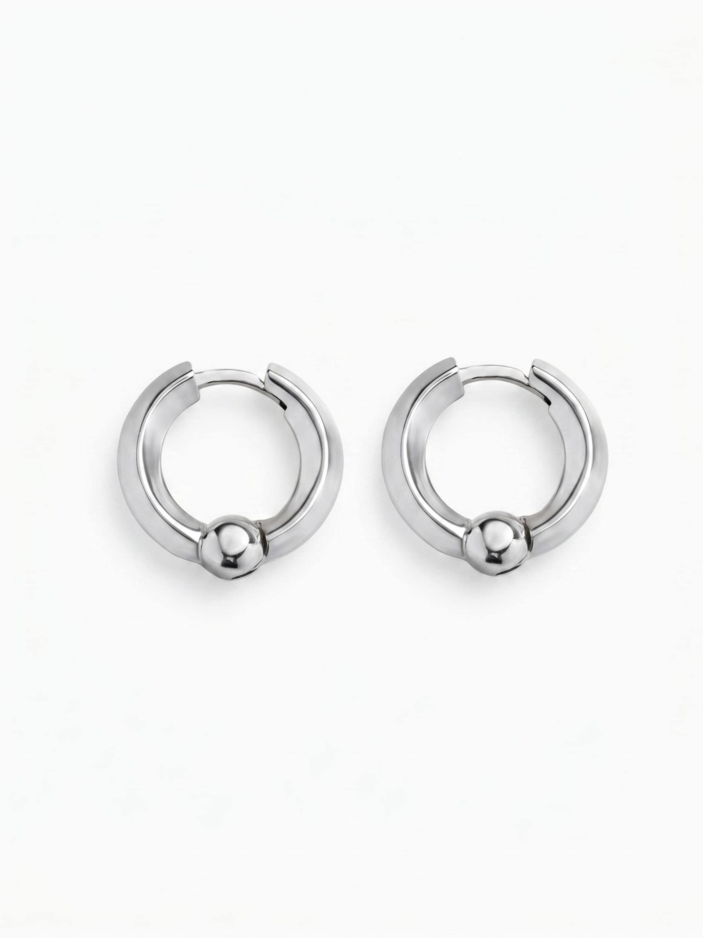 REYTEL - Pendientes 'CORE' en plata