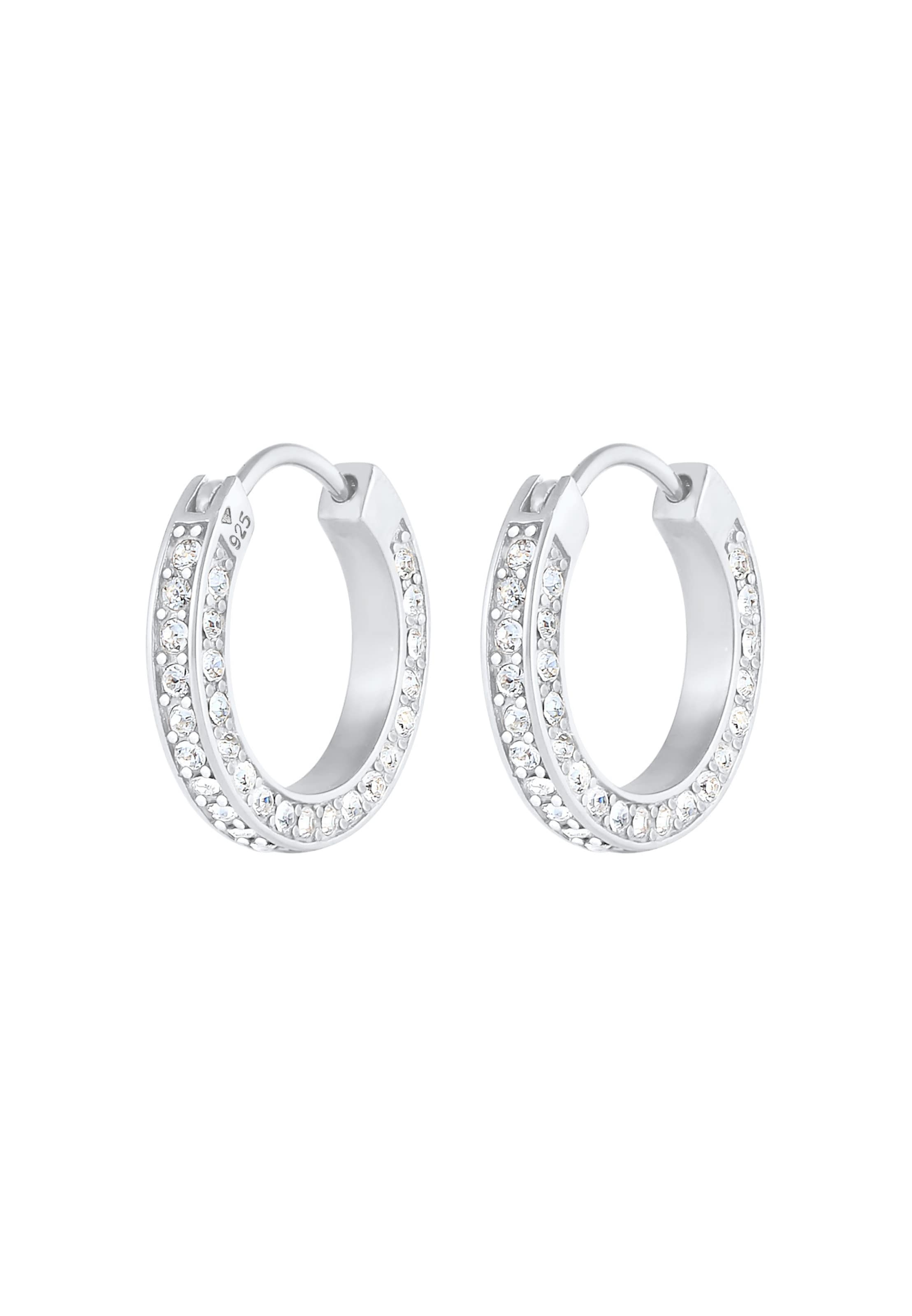 Boucles d'oreilles ELLI PREMIUM en argent : devant