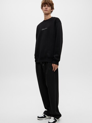 Sweat-shirt Pull&Bear en noir