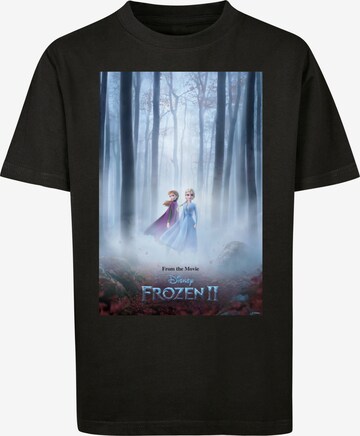 T-Shirt 'Disney Frozen 2 Movie Poster' F4NT4STIC en noir : devant
