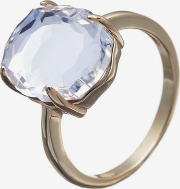 THE GEM STORIES JEWELRY - Anillo 'Crystal Baroque Ring - Gold' en marrón: frente