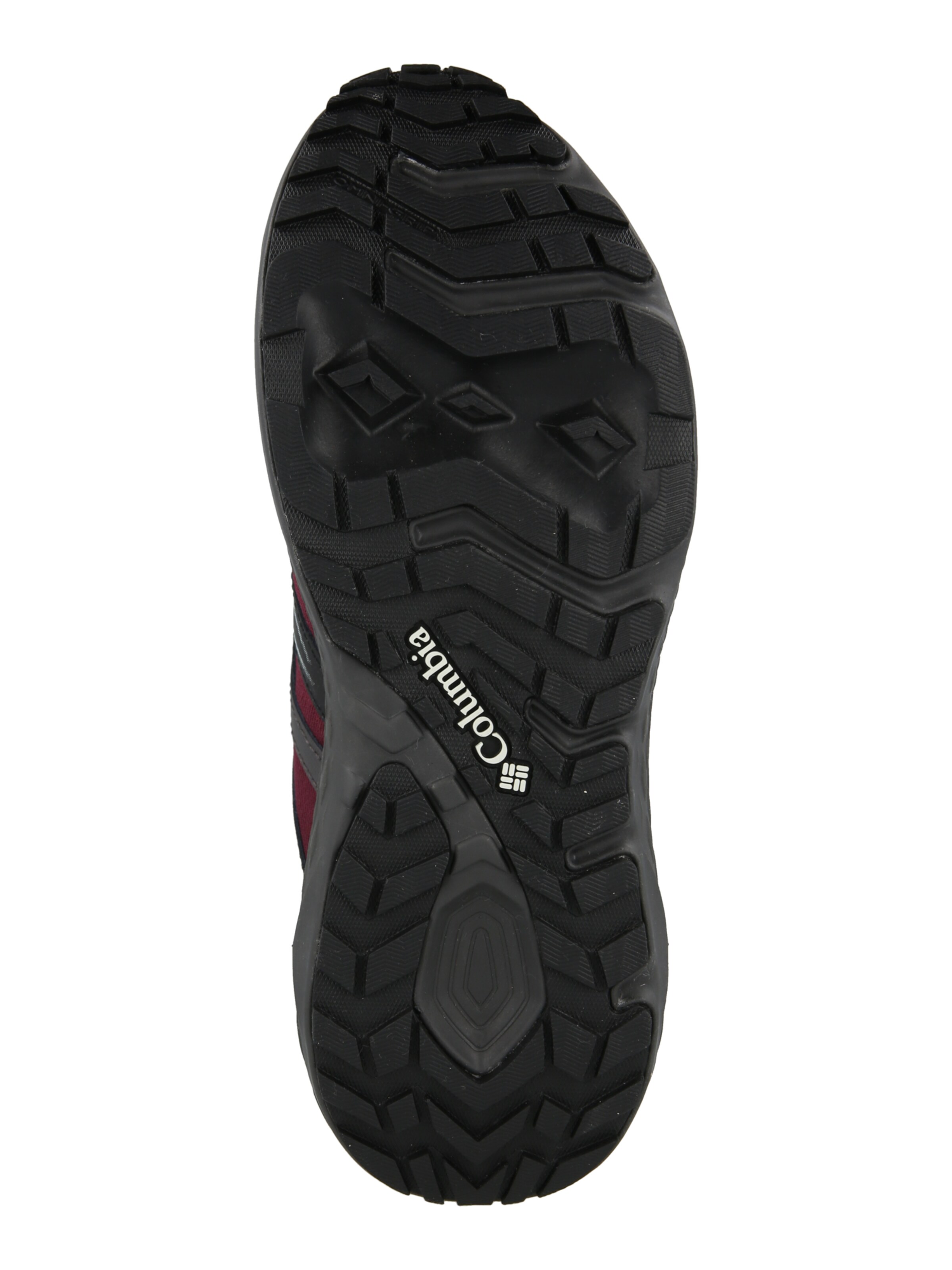 Chaussure basse 'PEAKFREAK ROAM' COLUMBIA en rouge : en bas