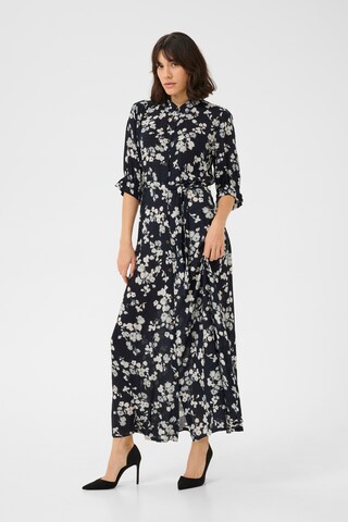 Kaffe Blousejurk 'Tine Amber' in Blauw