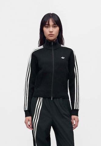 ADIDAS ORIGINALS Πλεκτή ζακέτα σε μαύρο: μπροστά