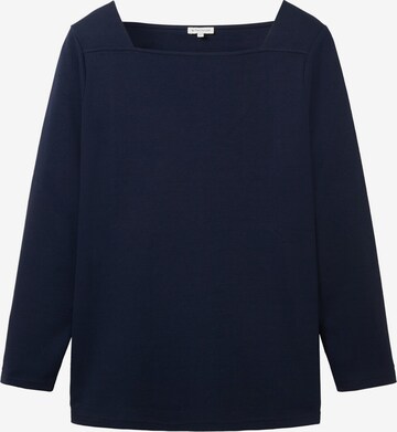 T-shirt Tom Tailor Women + en bleu : devant