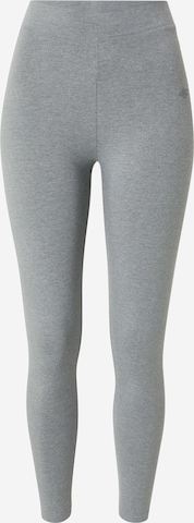 Skinny Pantalon de sport 4F en gris : devant