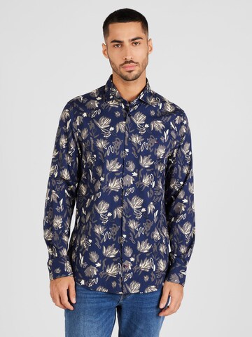 Coupe regular Chemise TOMMY HILFIGER en bleu : devant