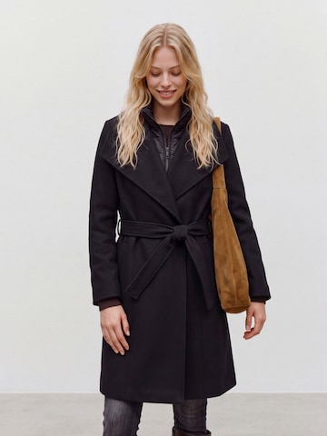 VERO MODA - Abrigo de entretiempo en negro: frente