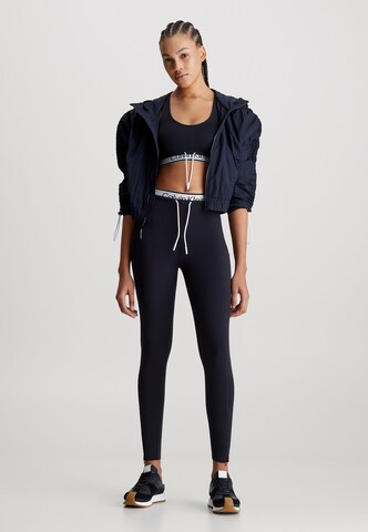 Calvin Klein Sport Skinny Workout Pants 'Gym' in Black