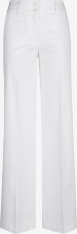 St. Emile Pleated Pants in White: front