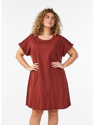 Zizzi Sukienka 'Mbrynn' w kolorze mieszane kolory: przód