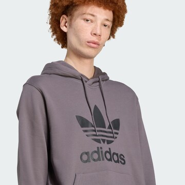 ADIDAS ORIGINALS - Sweatshirt 'Adicolor Classics Trefoil' em cinzento