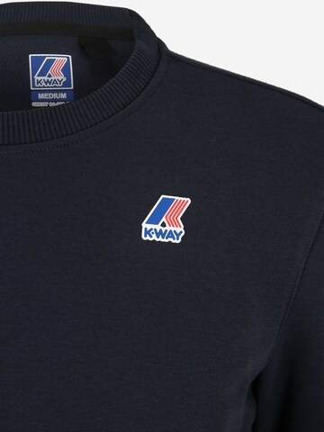 Sweat-shirt 'LE VRAI AUGUSTE' K-Way en bleu