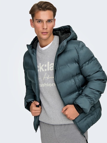 Only & Sons - Chaqueta de invierno 'ONSUNION' en azul