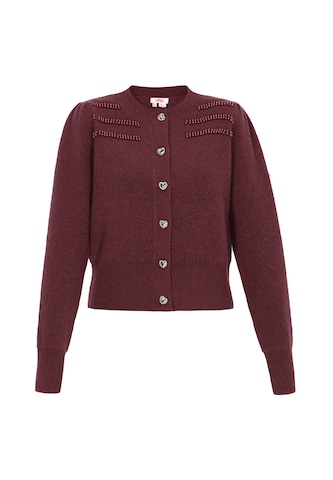 MYMO Strickjacke in Rot: Vorderseite