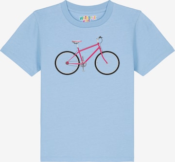 T-Shirt 'Pink Bike' watabout.kids en bleu : devant