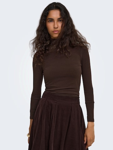 ONLY - Camiseta 'ONLGLAMOUR' en marrón