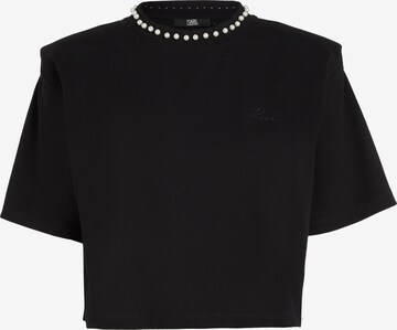 Karl Lagerfeld Shirt in Zwart: voorkant