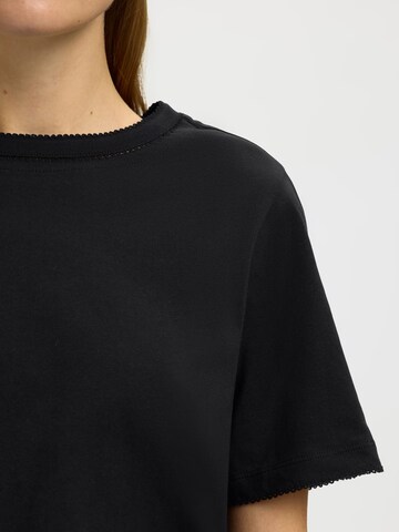 SELECTED - Camiseta en negro