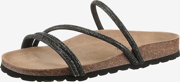 Aniston Pantolette in Schwarz: Vorderseite